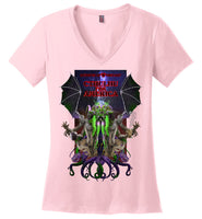 Octopus Apothecary: CTHULHU FOR AMERICA - District Made Ladies Perfect Weight V-Neck