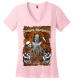 Octopus Apothecary - Old Time Shakespeare - District Made Ladies Perfect Weight V-Neck