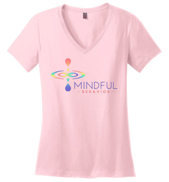 Mindful Behavior Classic - Ladies Perfect Weight V-Neck