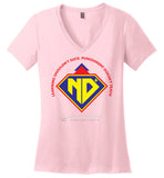 7 Dimensions - ND Hero - District Made Ladies Perfect Weight V-Neck