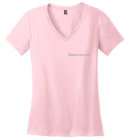 Harring Handyman and Renovation LLC - District Made Ladies Perfect Weight V-Neck