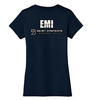 Seven Dimensions - Emi, Metal - District Made Ladies Perfect Weight V-Neck