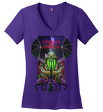 CTHULHU FOR AMERICA - District Made Ladies Perfect Weight V-Neck
