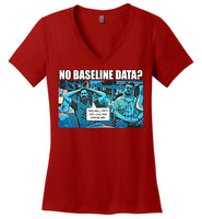 The Data Must Abide - Ladies Perfect Weight V-Neck