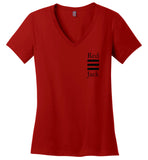 Red Jack - District Made Ladies Perfect Weight V-Neck