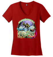 Neurodivergence Rocks Technically - District Made Ladies Perfect Weight V-Neck