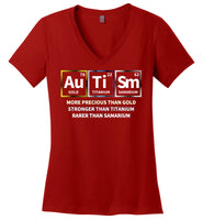 Precious + Strong + Rare = Autism - Ladies Perfect Weight V-Neck