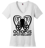 Octopus Apothecary - Essential - District Made Ladies Perfect Weight V-Neck