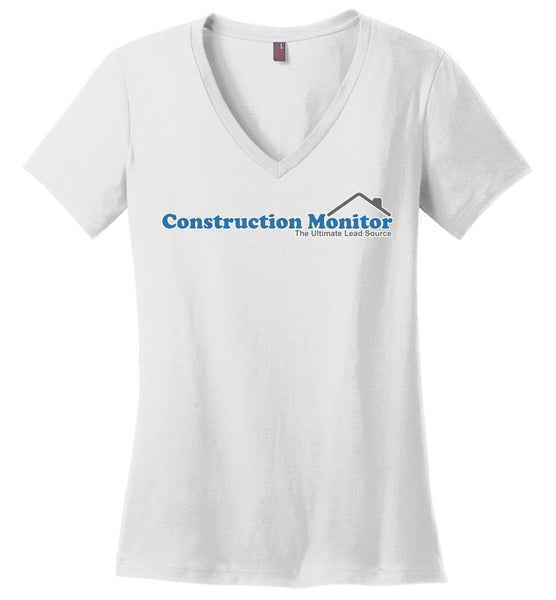 Construction Monitor - District Made Ladies Perfect Weight V-Neck