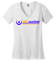 SHE Spotlight - District Made Ladies Perfect Weight V-Neck