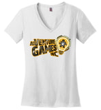Adventure Games Inc: Lifestyle: District Made Ladies Perfect Weight V-Neck