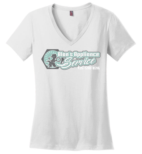 Alan's Appliance Service: District Made Ladies Perfect Weight V-Neck