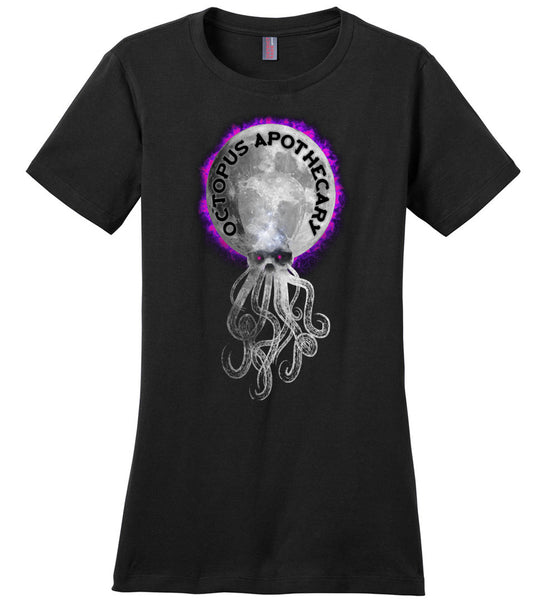 Octopus Apothecary - Spooky Moon: District Made Ladies Perfect Weight Tee