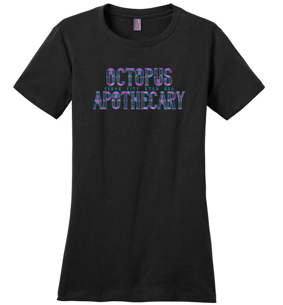 Octopus Apothecary - Xenon District Made Ladies Perfect Weight Tee