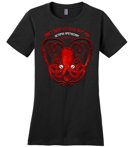 Octopus Apothecary: Valentine's District Made Ladies Perfect Weight Tee