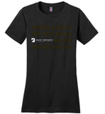 Seven Dimensions - Rebecca, Neon - District Made Ladies Perfect Weight Tee