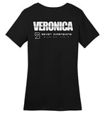 Seven Dimensions - Veronica, Flower - District Made Ladies Perfect Weight Tee