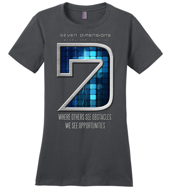 Seven Dimensions: Technomancer - District Made Ladies Perfect Weight Tee