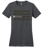 Seven Dimensions - Dorothy, Neon - District Made Ladies Perfect Weight Tee