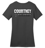 Seven Dimensions - Courtney, Neon - District Made Ladies Perfect Weight Tee