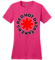 Red Hot Data Takers - Ladies Perfect Weight Tee