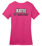 Seven Dimensions - Katie, Flower - District Made Ladies Perfect Weight Tee