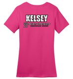 Seven Dimensions - Kelsey, New Retro - District Made Ladies Perfect Weight Tee