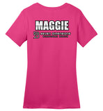 Seven Dimensions - Maggie, Flower - District Made Ladies Perfect Weight Tee