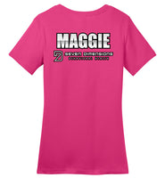 Seven Dimensions - Maggie, Neon - District Made Ladies Perfect Weight Tee