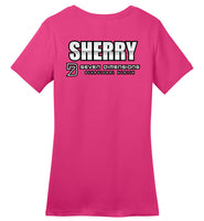 Seven Dimensions - Sherry, Metal - District Made Ladies Perfect Weight Tee