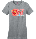 Strawberry Cat - Lifestyle - District Made Ladies Perfect Weight Tee