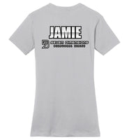 Seven Dimensions - Jamie, Metal - District Made Ladies Perfect Weight Tee