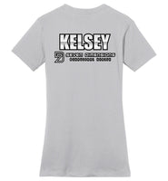 Seven Dimensions - Kelsey, Metal - District Made Ladies Perfect Weight Tee