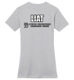Seven Dimensions - Liat, Metal - District Made Ladies Perfect Weight Tee