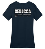 Seven Dimensions - Rebecca, Metal - District Made Ladies Perfect Weight Tee