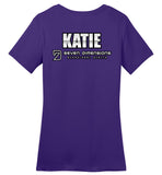 Seven Dimensions - Katie, Neon - District Made Ladies Perfect Weight Tee