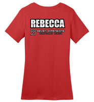 Seven Dimensions - Rebecca, New Retro - District Made Ladies Perfect Weight Tee