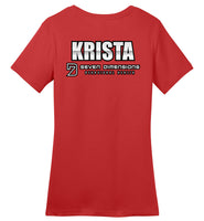 Seven Dimensions - Krista, Metal - District Made Ladies Perfect Weight Tee