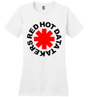 Red Hot Data Takers - Ladies Perfect Weight Tee