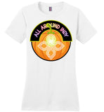 All Around Indy - Halloween - District Made Ladies Perfect Weight Tee
