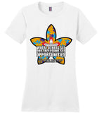 Seven Dimensions - Dorothy, Flower - District Made Ladies Perfect Weight Tee