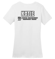 Seven Dimensions - Katie, Metal - District Made Ladies Perfect Weight Tee