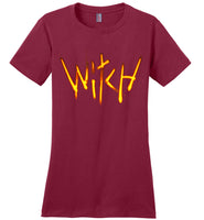 Witch- Fire Text Classic Unisex T-Shirt