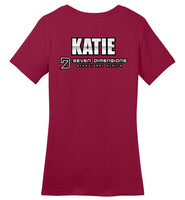 Seven Dimensions - Katie, Neon - District Made Ladies Perfect Weight Tee