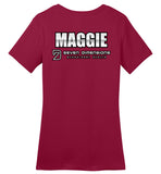 Seven Dimensions - Maggie, New Retro - District Made Ladies Perfect Weight Tee
