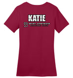 Seven Dimensions - Katie, New Retro - District Made Ladies Perfect Weight Tee