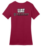 Seven Dimensions - Liat, Flower - District Made Ladies Perfect Weight Tee