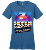 Seven Dimensions: Essential New Retro - District Made Ladies Perfect Weight Tee