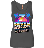 Seven Dimensions - Kelsey, New Retro - Next Level Womens Jersey Tank
