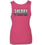 Seven Dimensions - Sherry, Neon - Next Level Womens Jersey Tank